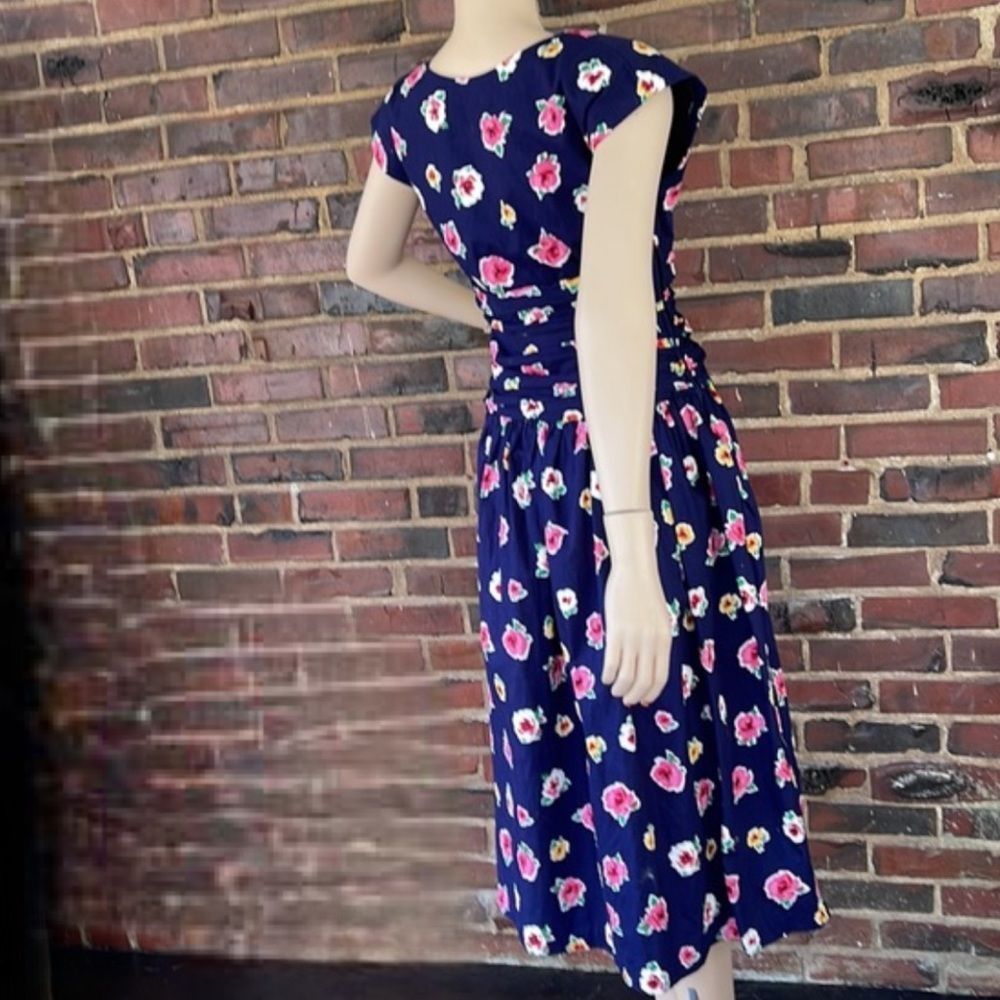 Vintage 80s Patty O'Neil Floral Summer Dress - Picture 17 of 17